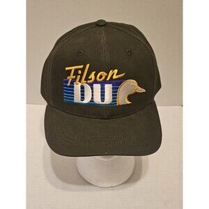 Filson Ducks Unlimited Logger Cap Hat Olive Dark Retro One Size New with tags